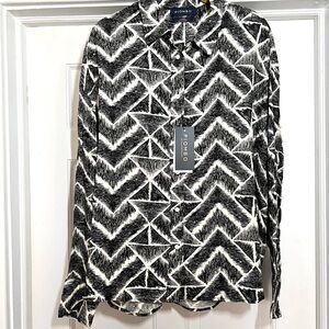 Piombo Monochrome Zigzag women’s  Shirt XXL